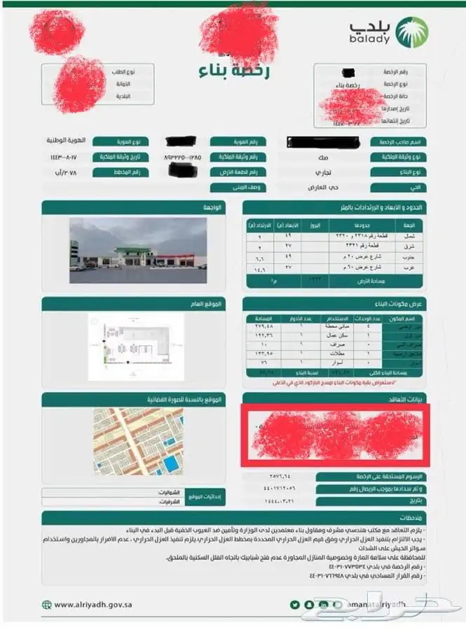 فرز وحدات - رخصه بناء - تحديث صكوك 5
