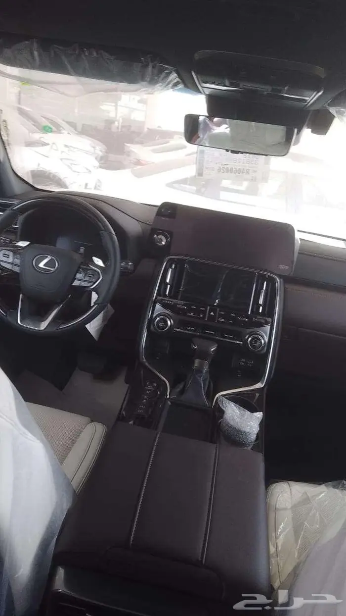 لكزس LX600 سعودي بطاقة 2024 ابيض اوف وايت 8