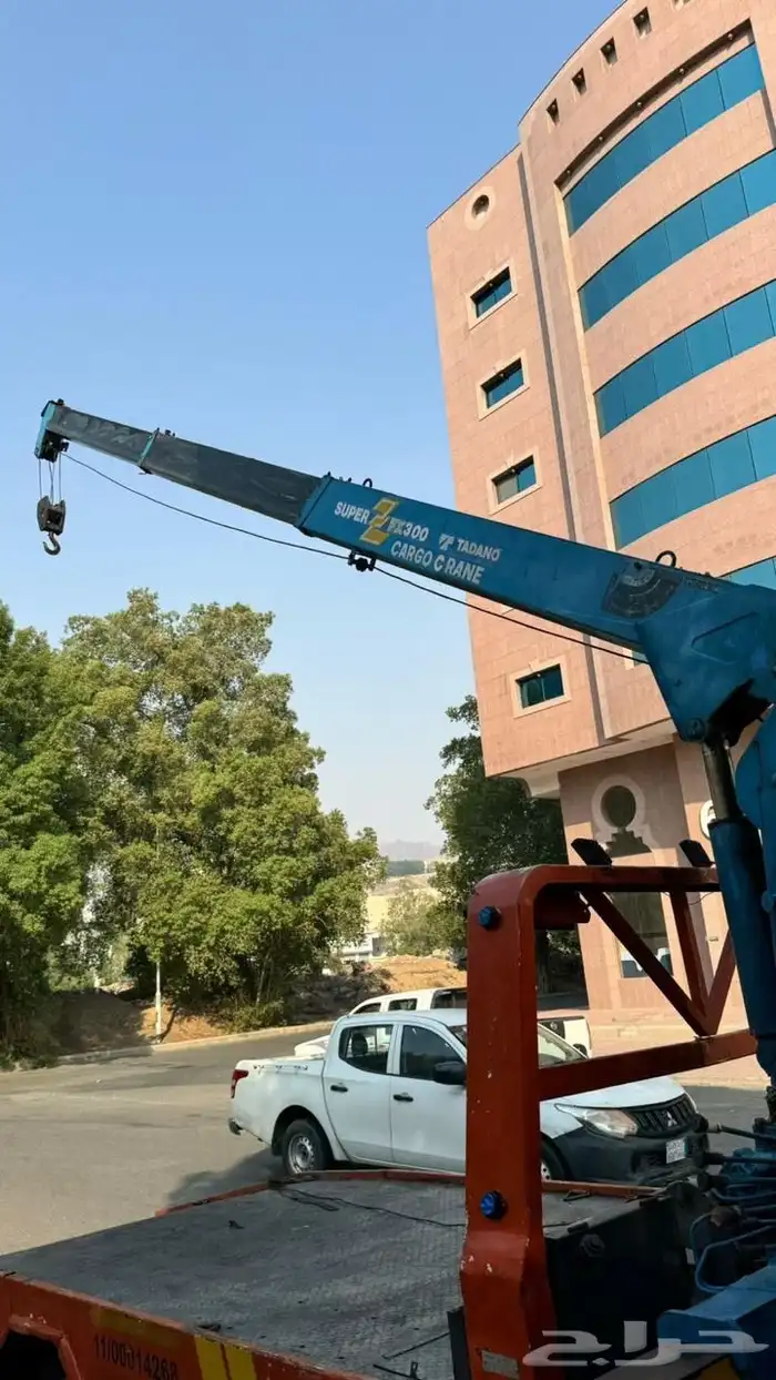 للبيع ونش كرين تدانو 3 طن 3 وصلات مع الاساسي شغال على الشرط 16
