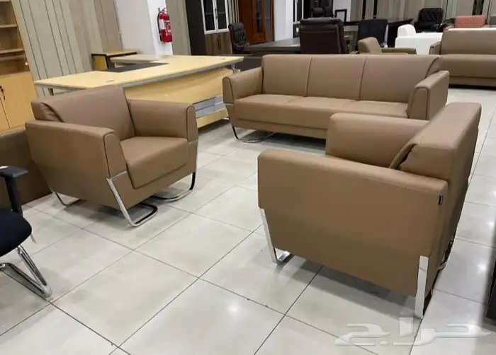 كنب مكتبي جلد مودرن فخم موديلات 2