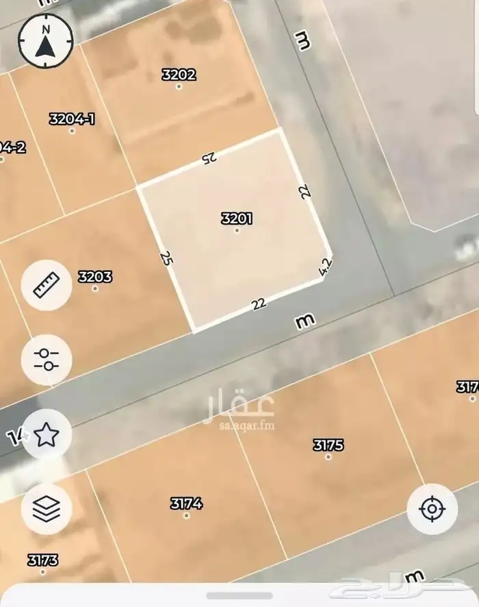 ارض للبيع مساحتها 620م 0