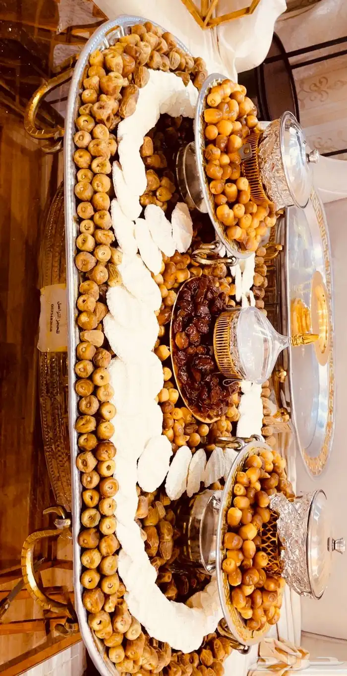 صواني تمر ومضير وسمن للمناسبات 1