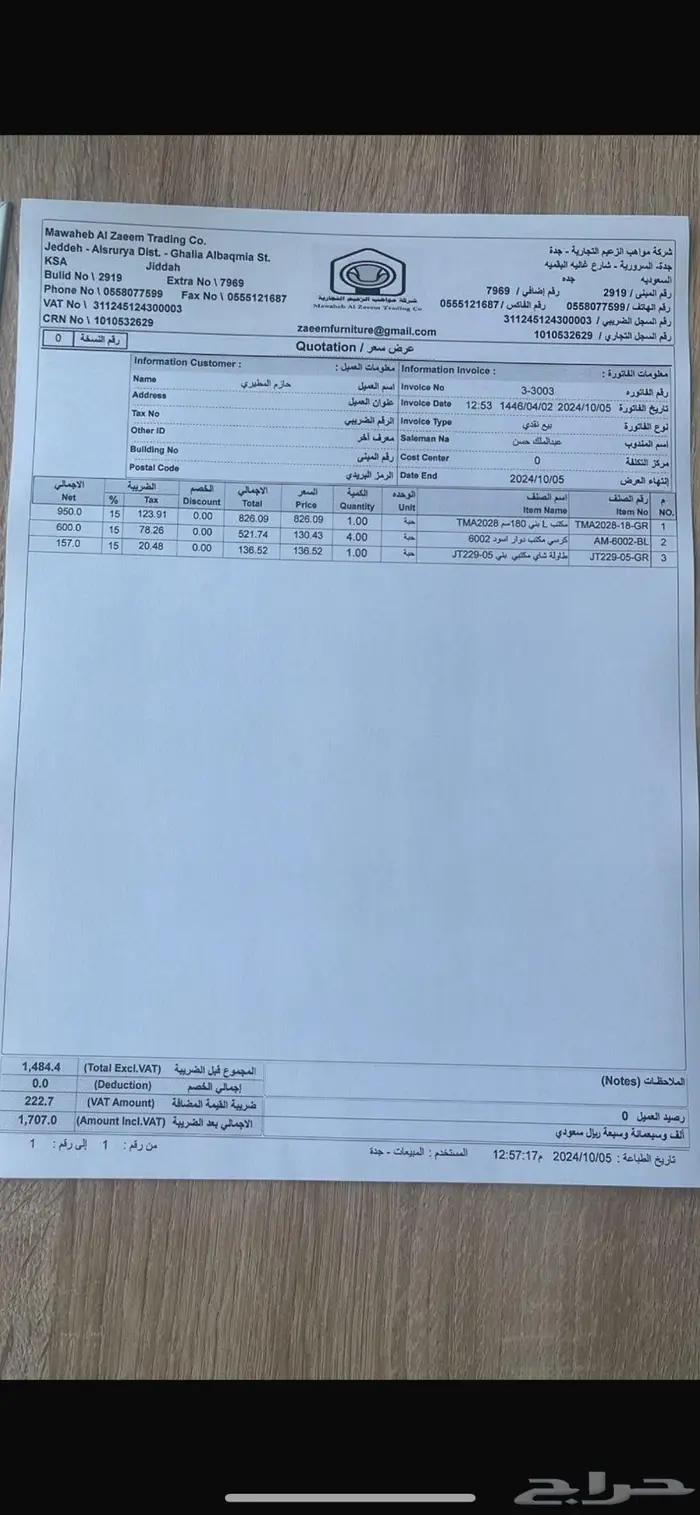 مكتب جديد لم يستخدم 0
