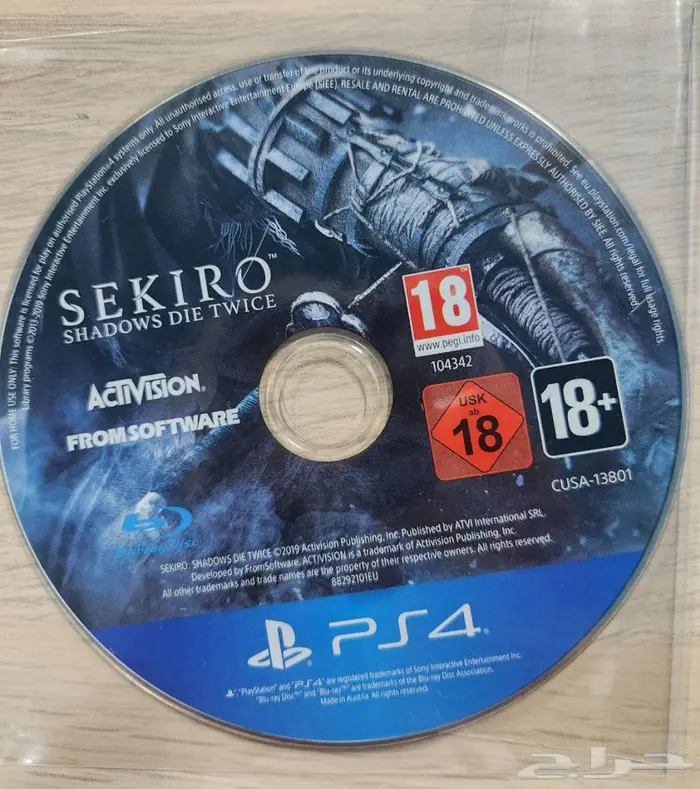 Sekiro Shadows Die Twice يعمل على سوني 4 و 5 0