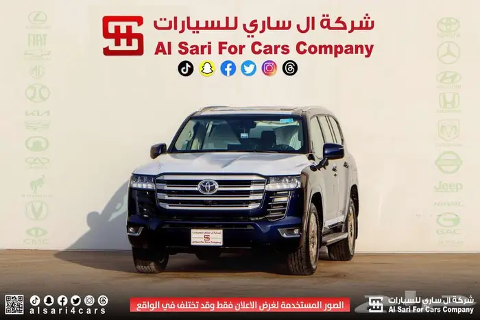 تويوتا لاند كروزر ديزل GXR L3 2024 اقساط بنوك وشركات 0