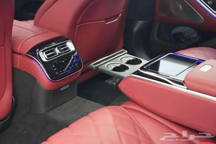 مرسيدس S 500 موديل 2024 خليجي أسود أحمر 15