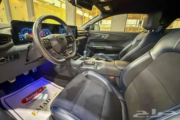 فورد موستينج دارك هورس V8 2024 ازرق سعودي 8