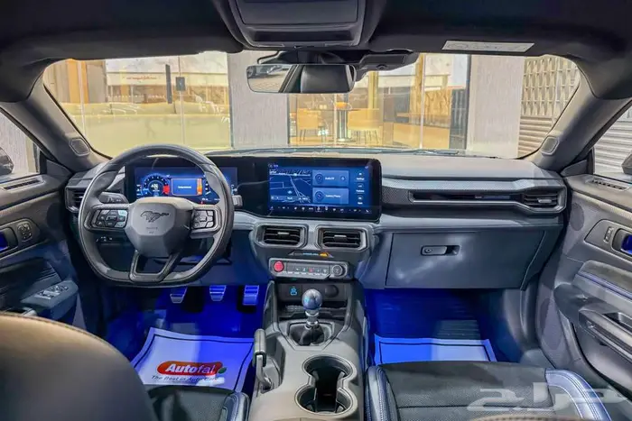 فورد موستينج دارك هورس V8 2024 ازرق سعودي 6