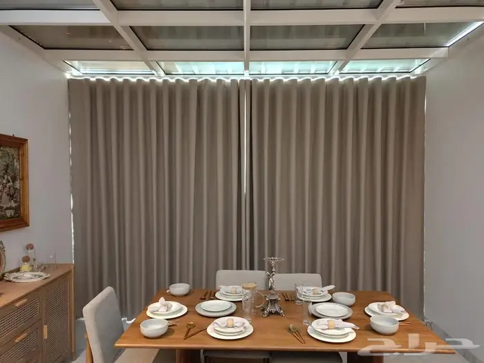 ستائر رول أمريكية وشيفون Premium Roller   Chiffon Blinds 0