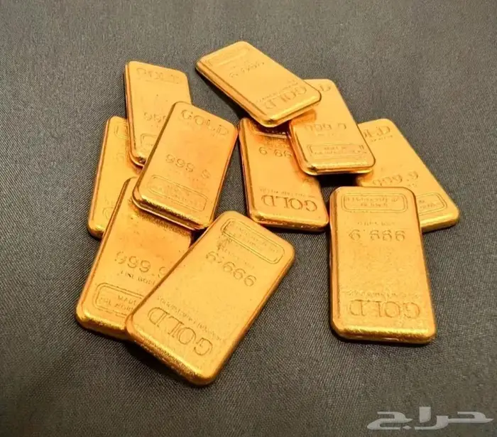 سبيكة ذهب وهمية مكون من10قطعة بوزن45ك 5