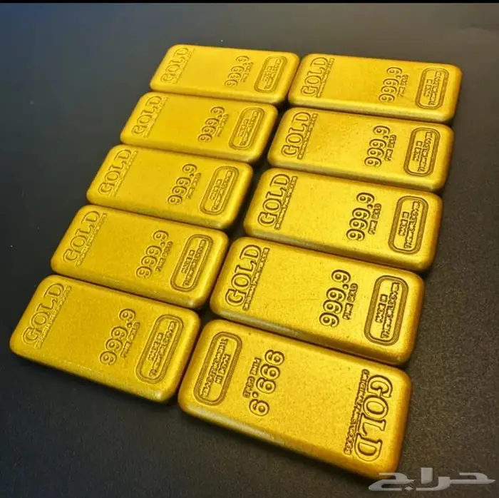 سبيكة ذهب وهمية مكون من10قطعة بوزن45ك 3