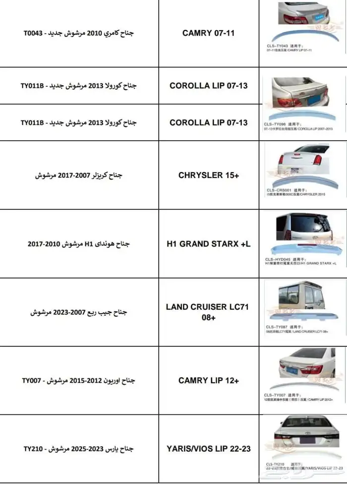 قطع غيار سيارات جديد 33