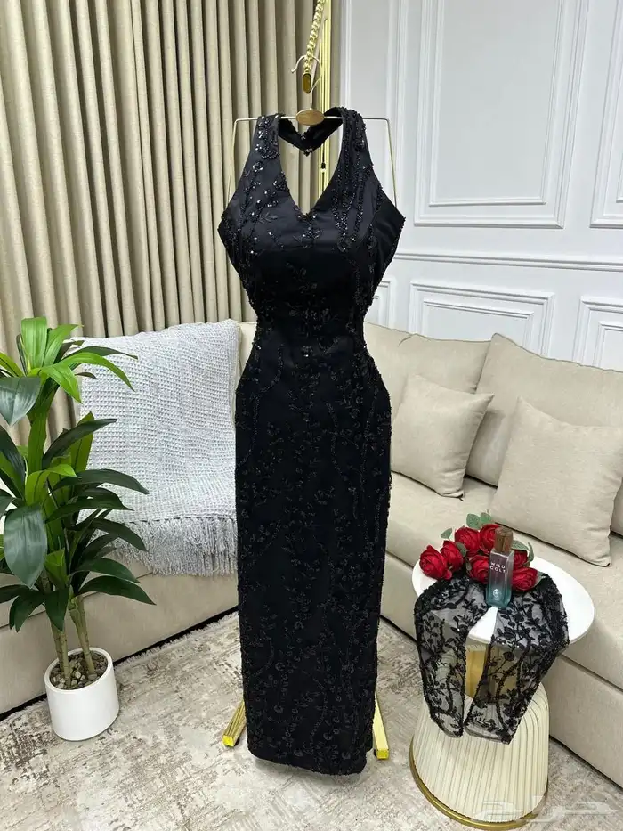 فستان اسود غير ملبوووس ابدا 3