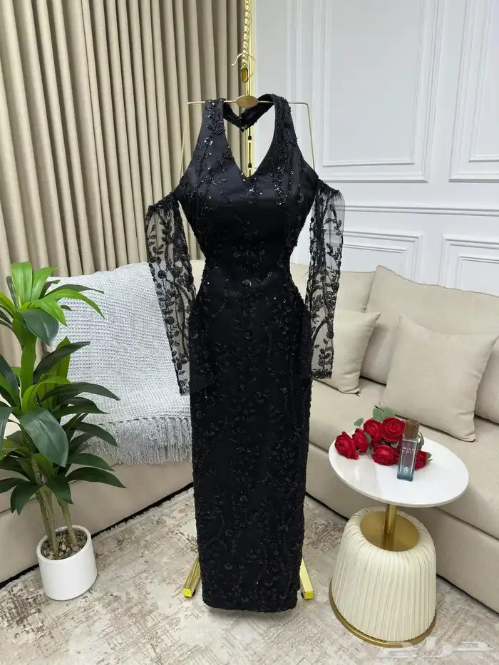 فستان اسود غير ملبوووس ابدا 1