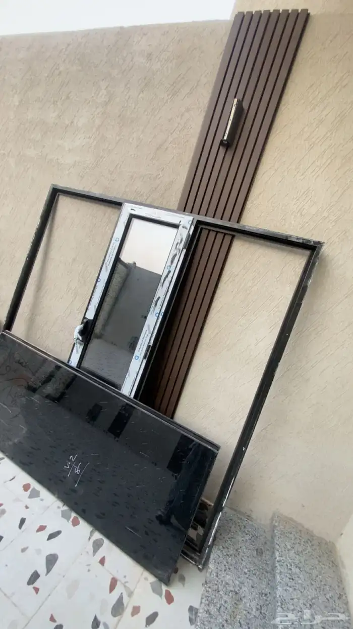 نافذة دبل قلاس جوده عاليه جديده مقاس مترين تقريبا 0