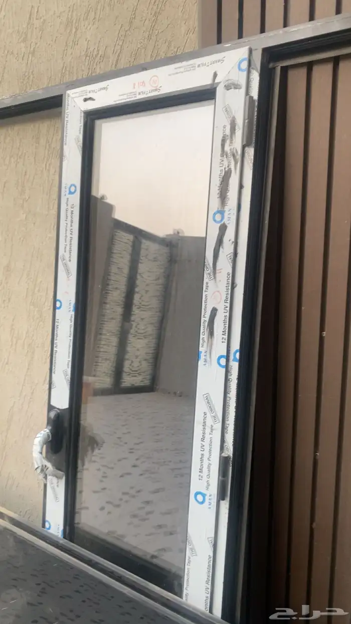 نافذة دبل قلاس جوده عاليه جديده مقاس مترين تقريبا 2