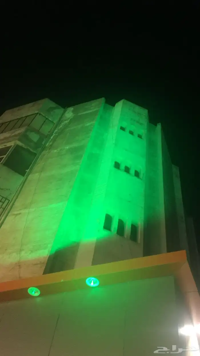 كشافات اليوم الوطني باللون الاخضر 9