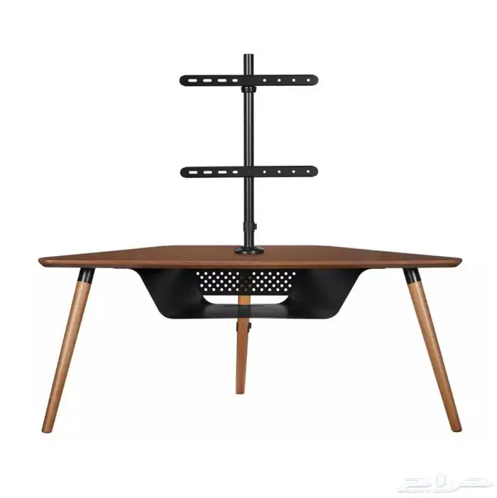 طاولة تليفزيون ارضيه من 37 - 65 بوصه خشبي جديده 1