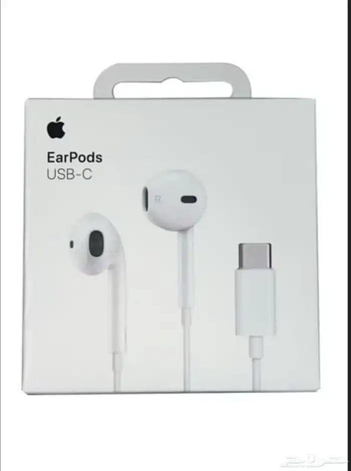 سماعات أبل EarPods بمنفذ USB-C   صوت نقي وتحكم مدم 0