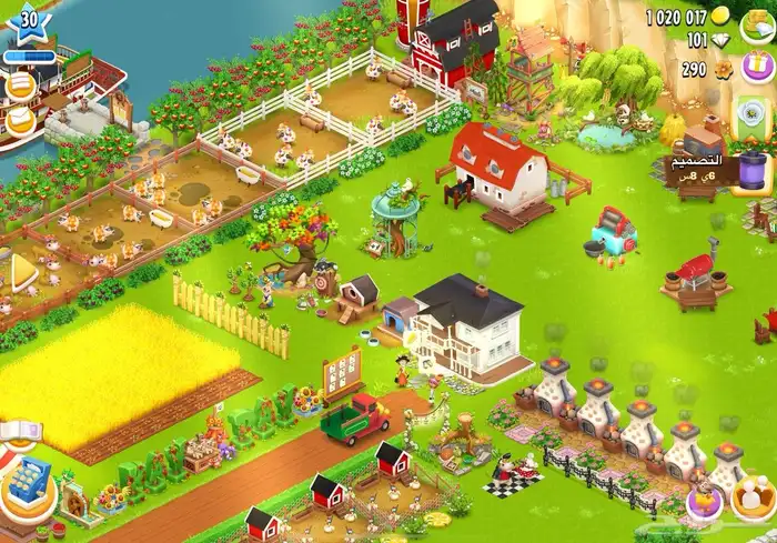 مزرعة هاي داي hay day فيها مليون كوينز 5