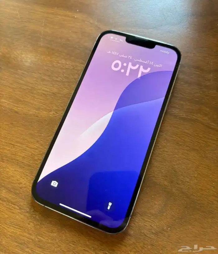 ايفن 13 برو ماكس بطاريته 78 ذاكرته 256 قيقا مستعمل 1