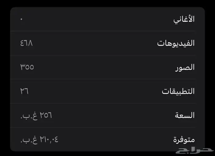 ايفن 13 برو ماكس بطاريته 78 ذاكرته 256 قيقا مستعمل 3