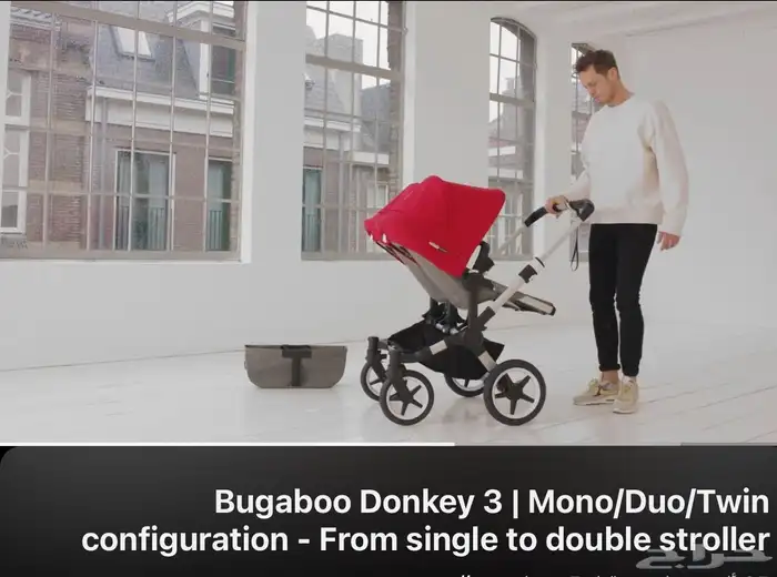 Bugaboo twin stroller عربة بوقبو تؤام جديدة 1