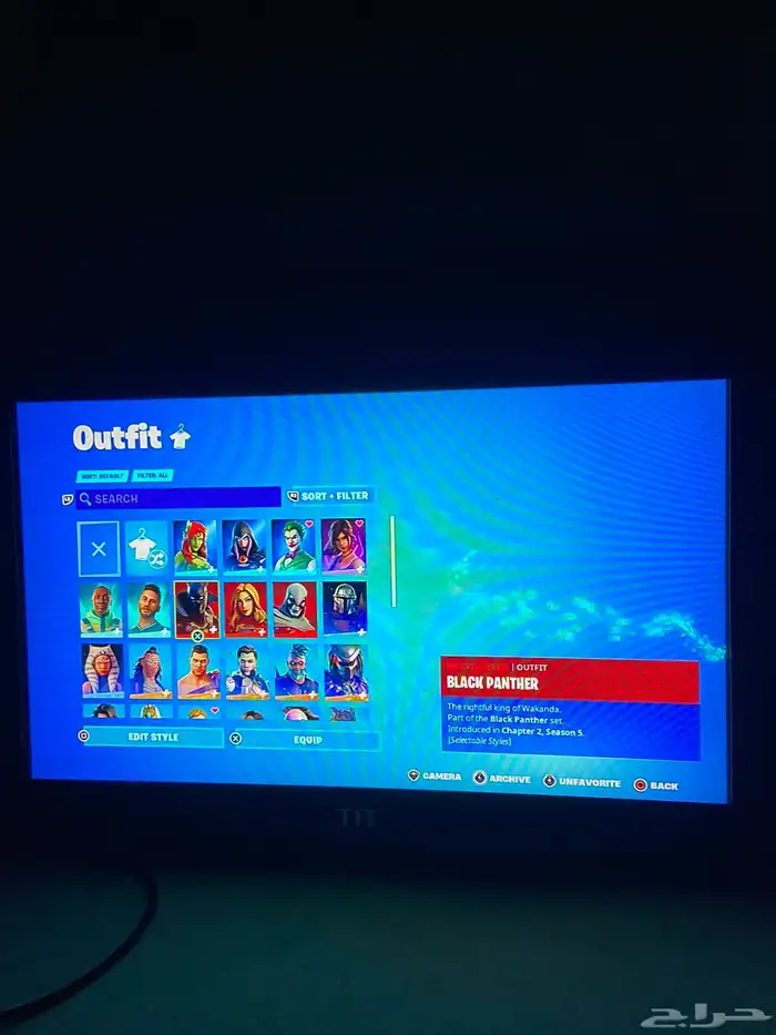 حساب فورت نايت سكن نتيدو 2