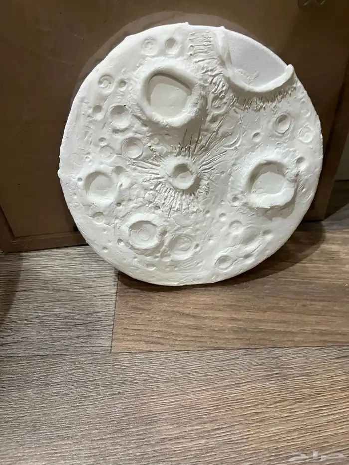 لوحة قمر رسم بعجينه السراميك لوحات رسم 1