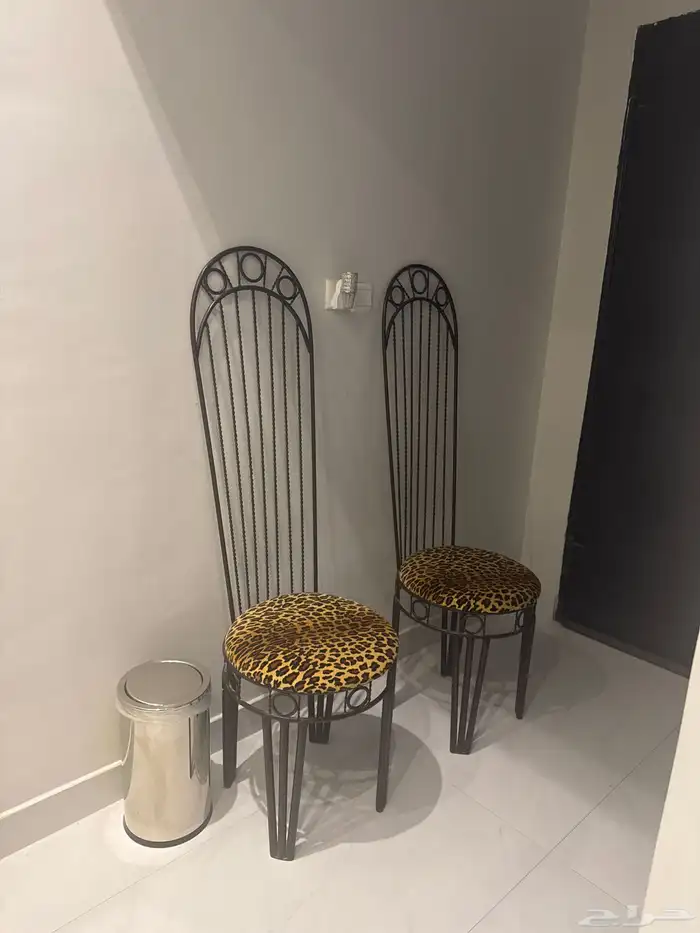 2 كرسي حديد 0