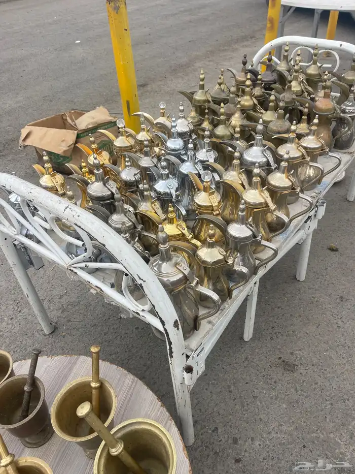 نجور نحاس صافى قديم حساوى وعراقى قديم مضلع وعادى 8