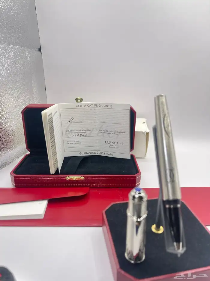 قلم كارتير ديابلو جامبو غطاء جاف الهبي بيرثدي جديد اصلي 7