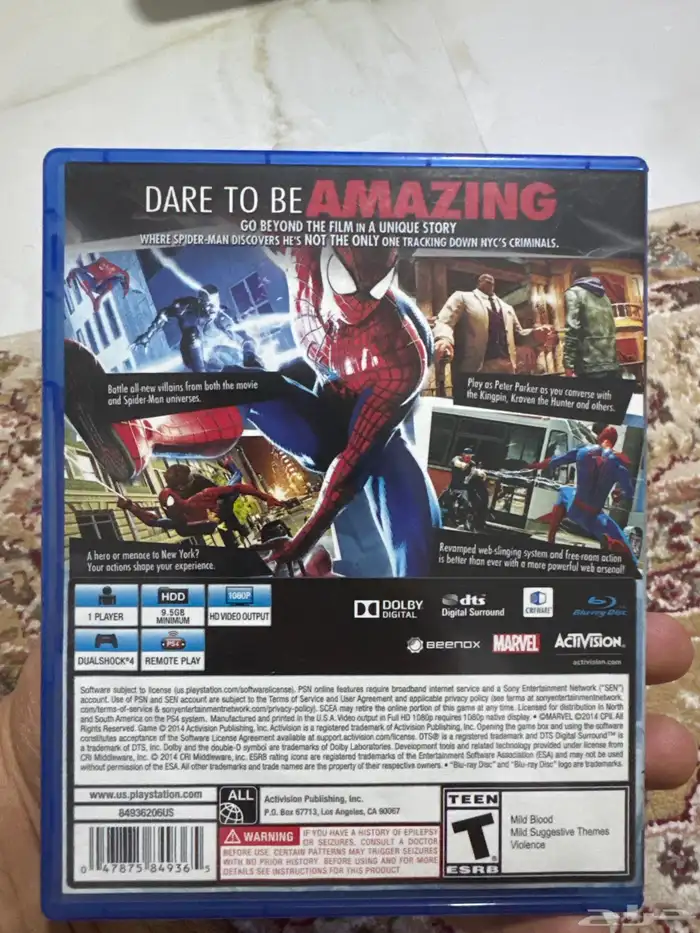 لعبة سبايدر مان ( the amazing spider-man 2 ) 1