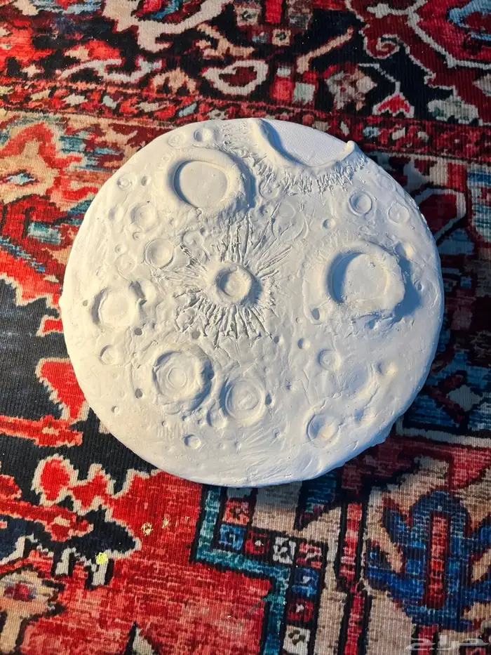 لوحة قمر رسم بعجينه السراميك لوحات رسم 0