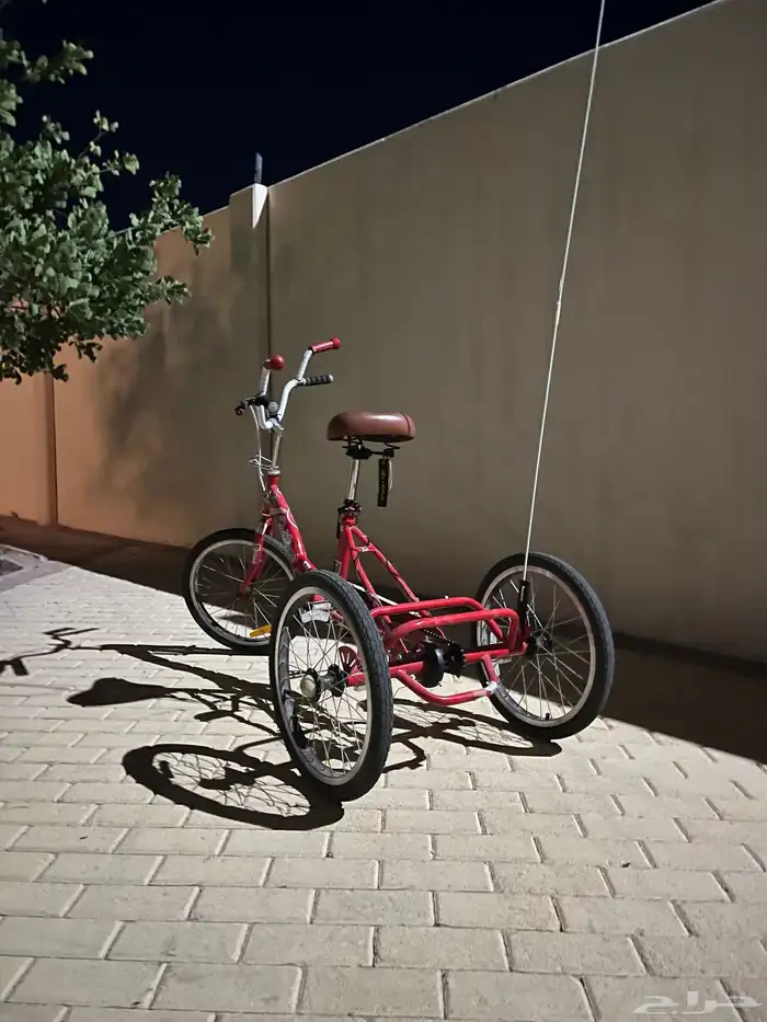 سيكل 3 كفرات احمر 1