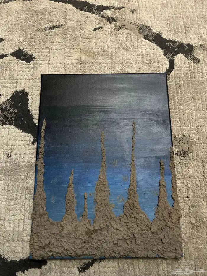 رسمة مميزة على لوحة كانفيس حجم 20 40 0