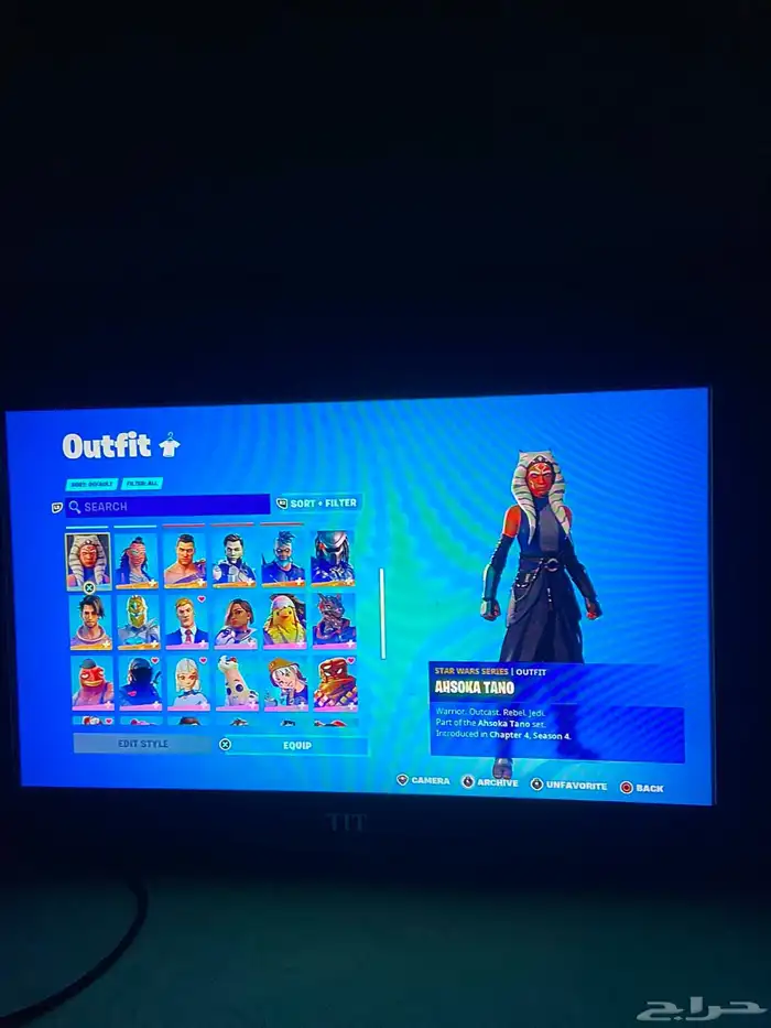 حساب فورت نايت سكن نتيدو 1