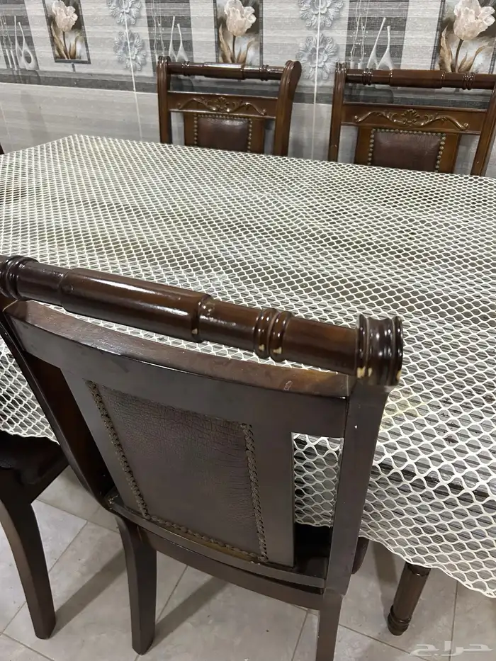 طاولة طعام 6 كراسي 1