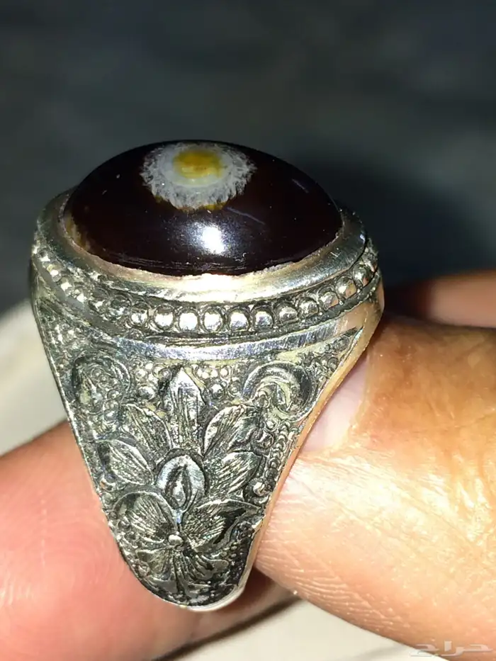 خاتم عقيق سليماني هندي عين ورمش 3