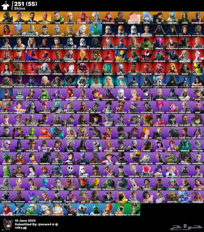 حساب فورت 250 0