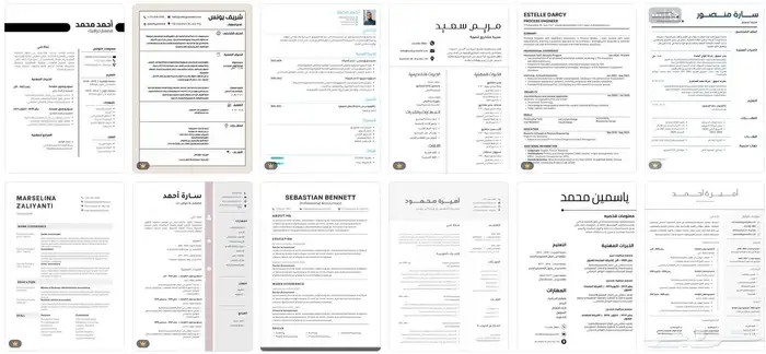 تصميم (سي في ) وتصميم ملف لينكد إن احترافي (20 ريال) 0