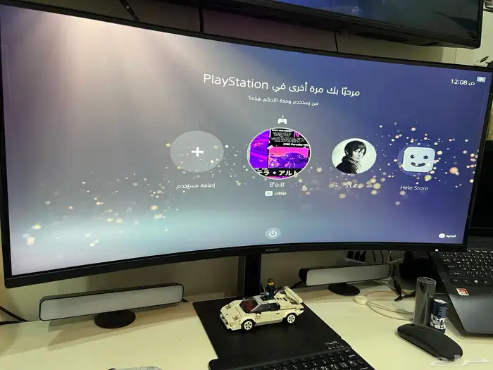 شاشة قيمنق 34 باستكرات الوكالة 6