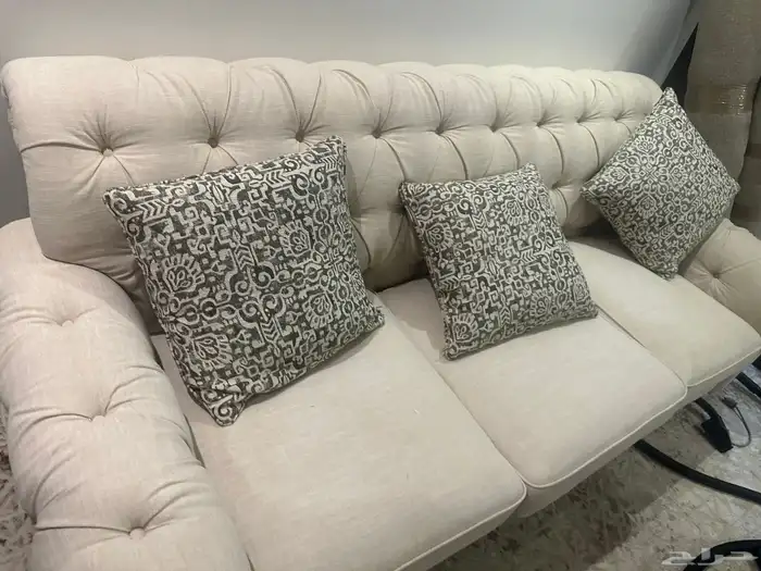 set of 3 sofas - black velvet 1