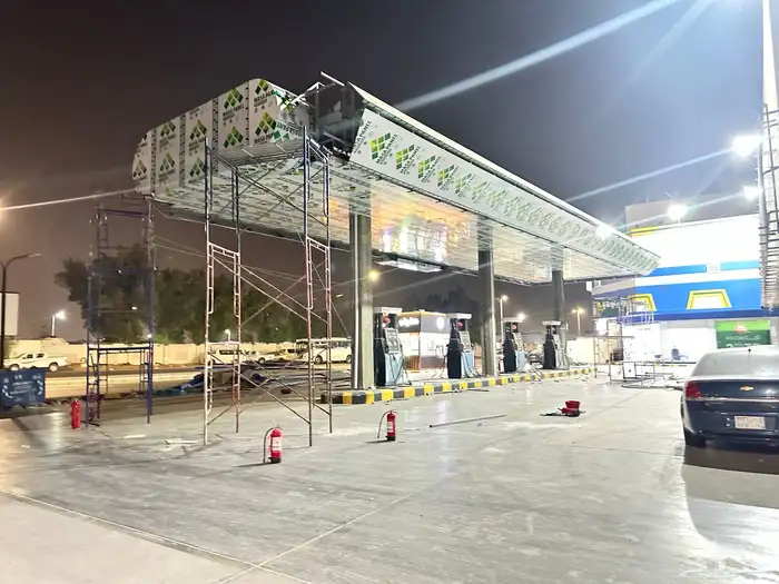 لوحات محلات كلادينج حروف بارة طباعه 1