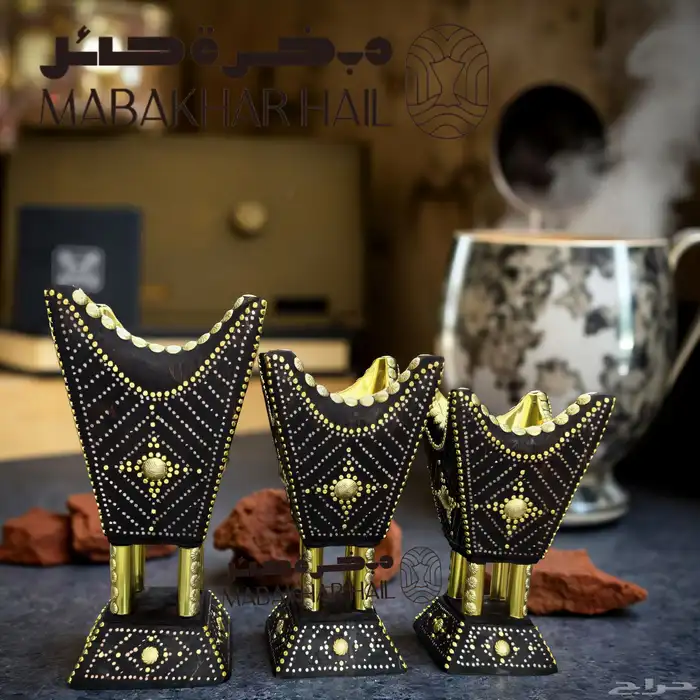 مباخر نجدي ملكيه نوع خشب اثل 7