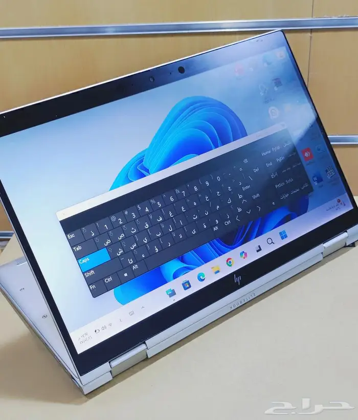 لابتوب HP_متحول_2 في1_لمس_نظيف_مواصفات عالية_معالجi7_رام16 2