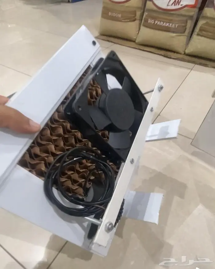 جهاز التريد والتبخير في الفقاسات دجاج 1