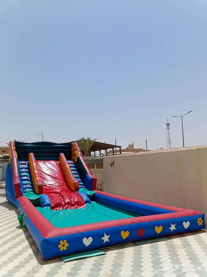 نطيطات زحاليق مائيه ملعب صابوني 0