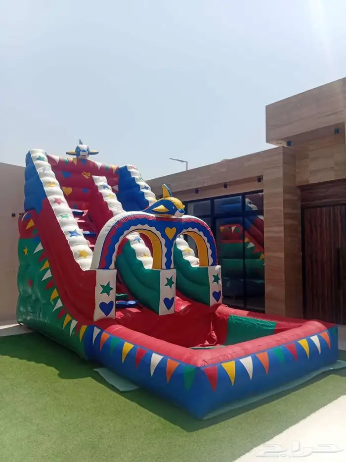 نطيطات زحاليق مائيه ملعب صابوني 2