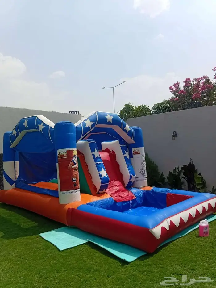 نطيطات زحاليق مائيه ملعب صابوني 3